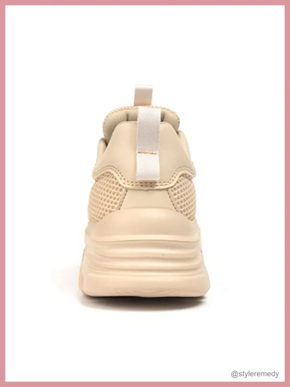 Chunky Platform Sneakers – Glitter Rhinestone Slip-On Walking Shoes